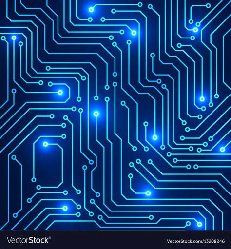 Circuit Board Technology Background Royalty Free Vector