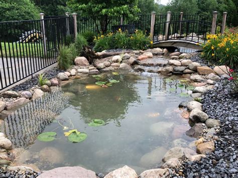 Backyard Koi Pond Platinum Ponds And Landscaping