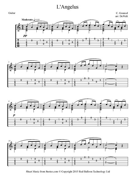 Also christmas carols arranged for guitar (and other instruments) with score, tabs and chords. Free Guitar Sheet Music, Lessons & Resources - 8notes.com