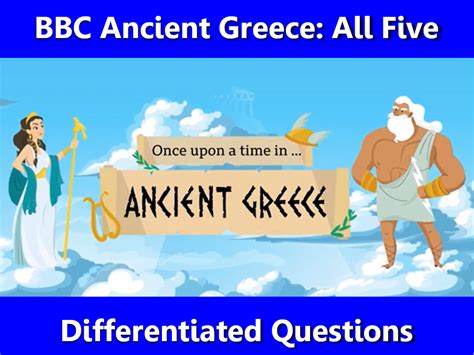 Bbc Ks2 Ancient Greece All 5 Films Question Sheets Differentiated