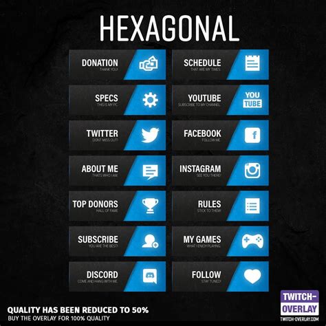 Hexagonal Stream Panels Twitch Streaming Setup Paneling Streaming