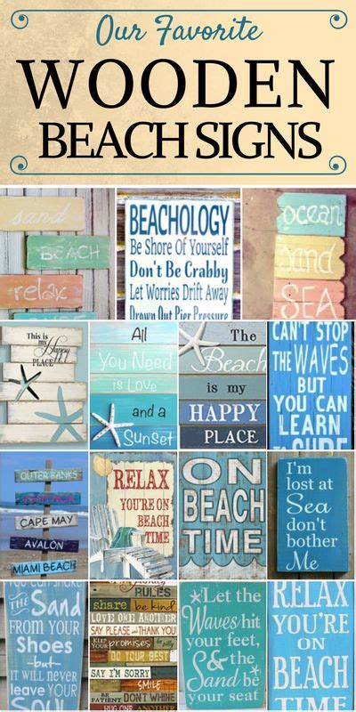 100 Wooden Beach Signs And Wooden Coastal Signs Beach Signs Wooden