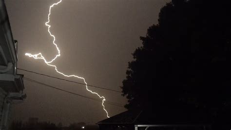 Explosive Thunder From Night Lightning Storms Youtube