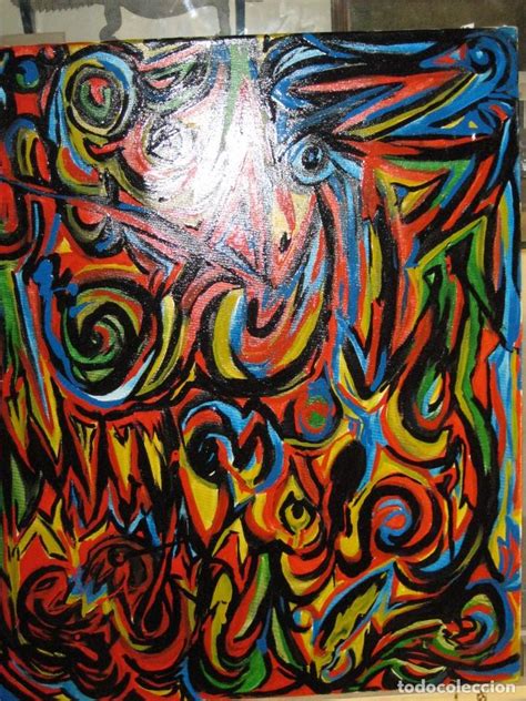 pintura abstracta oleo sobre lienzo autor desco comprar