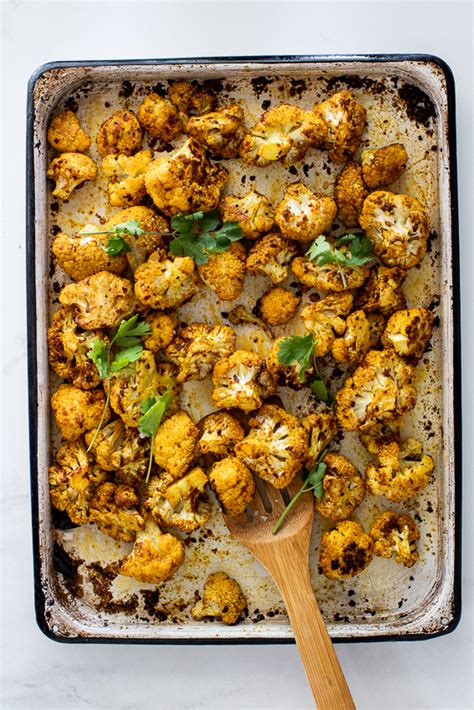 Easy Curry Roasted Cauliflower Simply Delicious