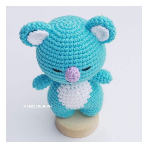 Koya Bt21 Koala Crochet Pattern Amigurumi Tutorial Pdf In English