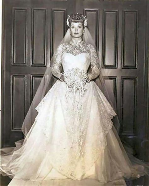 76 Years Ago Today Lucille Ball Married Desi Arnaz Wedding Dresses I Love Lucy Bride