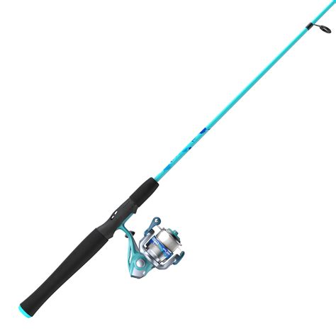 Zebco Splash Spinning Reel And Fishing Rod Combo 6 Foot 2 Piece