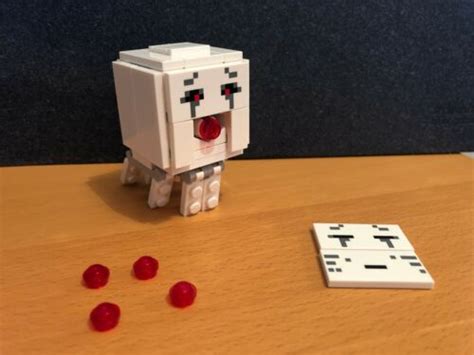 Costruzioni Lego Minecraft Ghast Dal Set 21122 Molto Raro Clenol