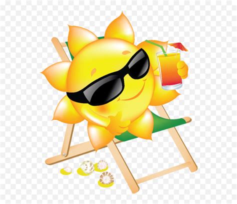 Tubes Soleil Emoticon Summer Emoji Vacation Emoji Free Transparent Emoji Emojipng Com
