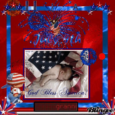 Happy Th Of July God Bless America Fotograf A Blingee Com