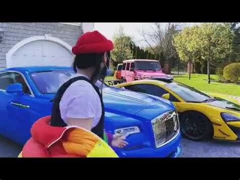 Tekashi 6ix9ine Stunting With His Cars YouTube
