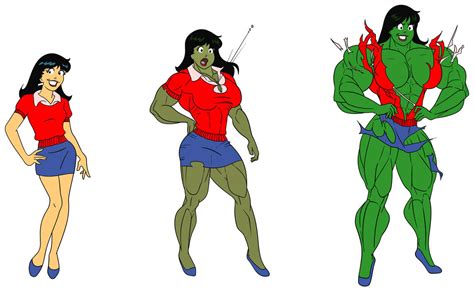 Veronica She Hulk Transformation By Dairugger On Deviantart