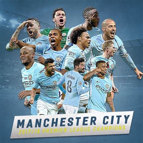 Manchester City Premier League Champions 2017 18 Thisisourcity Manc