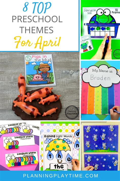April Preschool Themes Planning Playtime