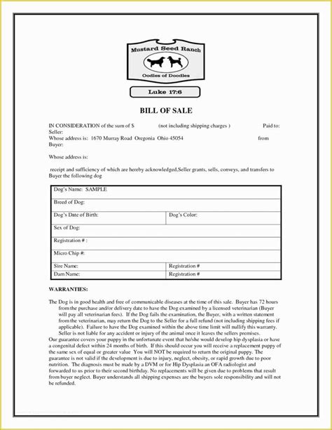 Horse Bill Of Sale Template Free Of Horse Bill Of Sale 8 Free Sample