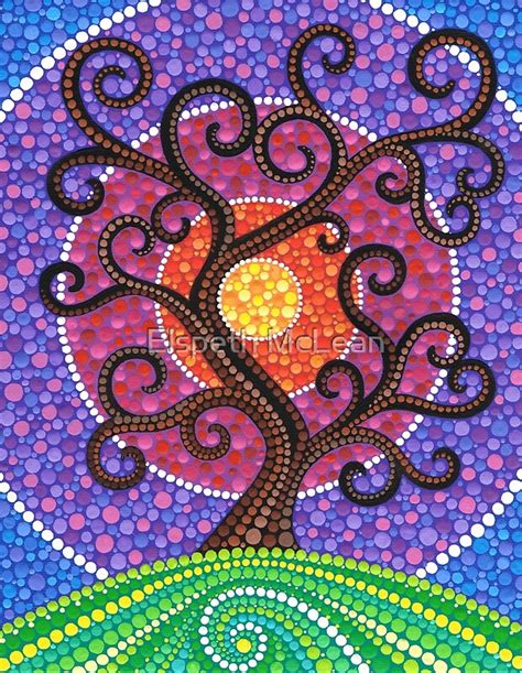 Spiralling Tree Of Life By Elspeth Mclean Redbubble