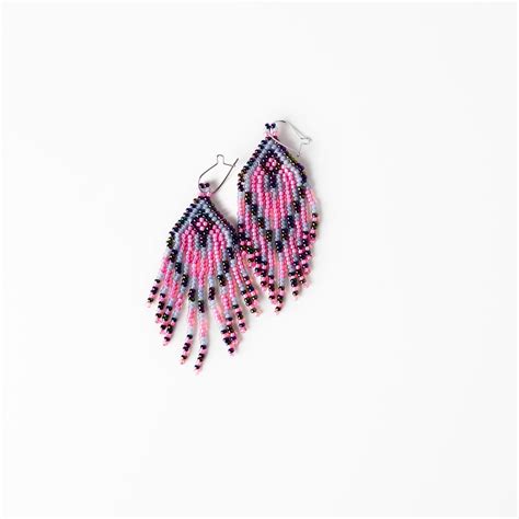 Alexa Bond Fringe Beaded Earrings Women Of The Land Nl