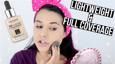 Lightweight Full Coverage Drugstore Foundation Routine Youtube