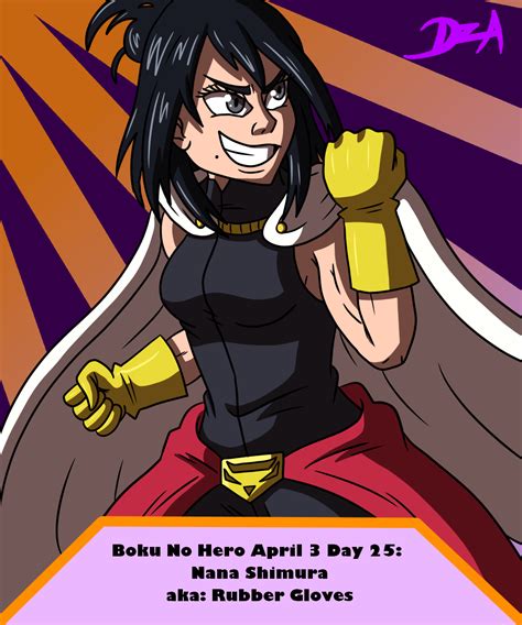 Boku No Hero April 3 Day 25 Nana Shimura By Dizachsterarea On Newgrounds