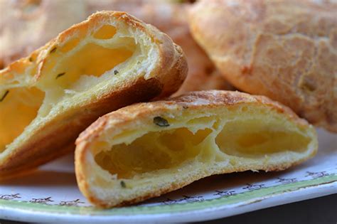 Sage And White Cheddar Gougeres Shredded Sprout