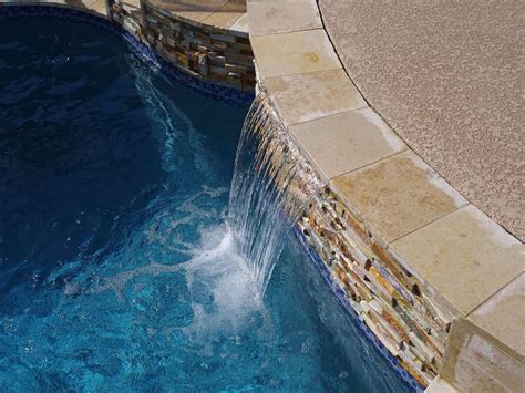 Shasta Pools Design Water Feature Sheer Descent Waterfalls Shasta Pools