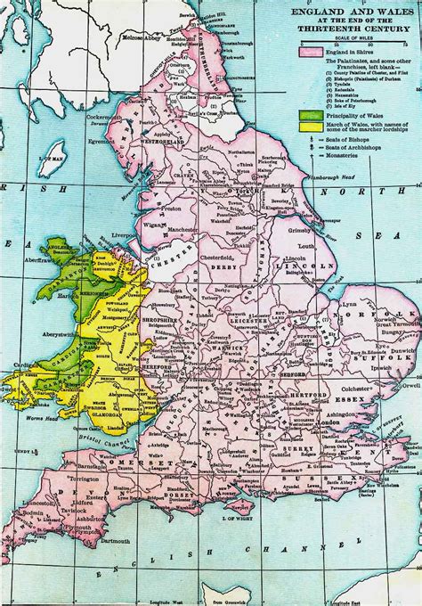 11th Century Map Of England Map