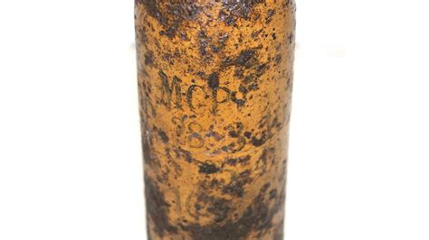Excellent Condition Ww1 75mm French He Shell Original