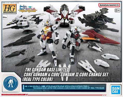 Hgbd 1144 Core Gundam And Core Gundam Ii Core Change Set Real Type