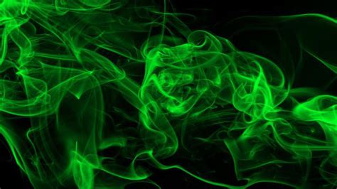 Green Smoke In Black Background Hd Green Aesthetic Wallpapers Hd
