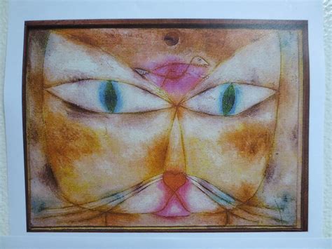 Arts A Hoot Paul Klee Cat Faces By First Graders