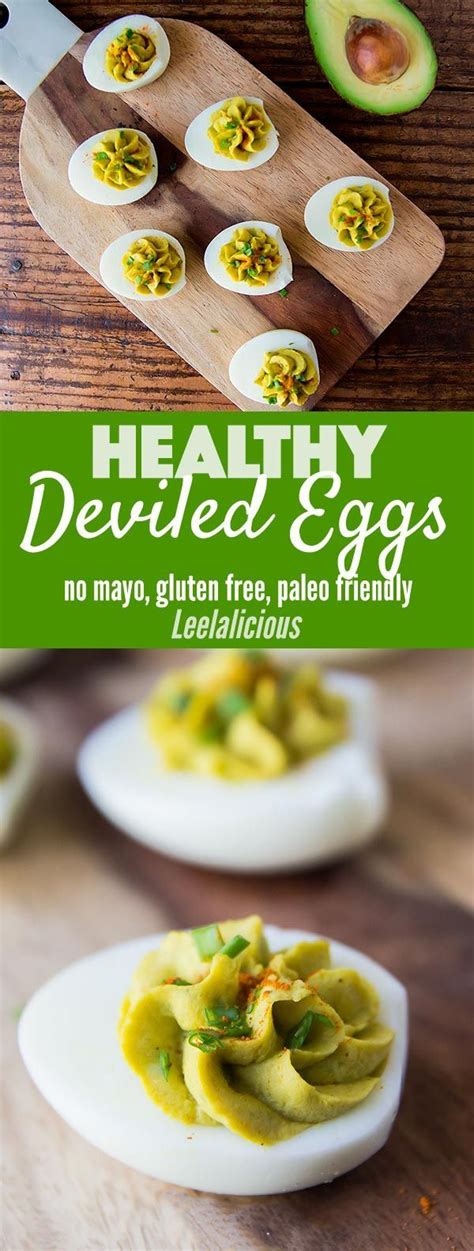 And feta for an artful appetizer you can feel good about diving into. Healthy Deviled Eggs - No Mayo | Dairy free appetizers ...