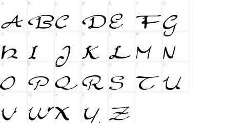 Elegant Hand Script Uppercase