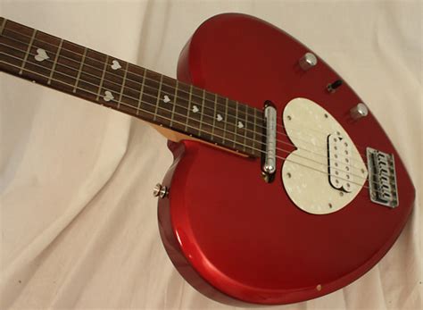Daisy Rock Debutante Heartbreaker Guitar Candy Apple Red Reverb