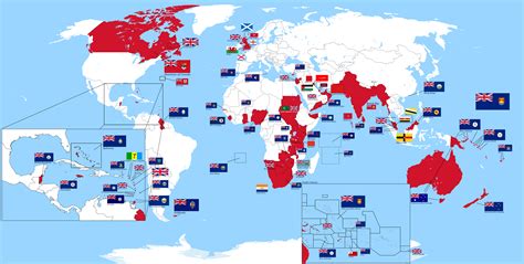 Map Of The British Empire Shortly Before The Outbreak Of World War 2