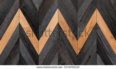 Black Brown Parquet Floor Herringbone Pattern Stock Photo Edit Now
