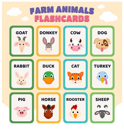 10 Best Printable Animal Flash Cards Pdf For Free At Printablee