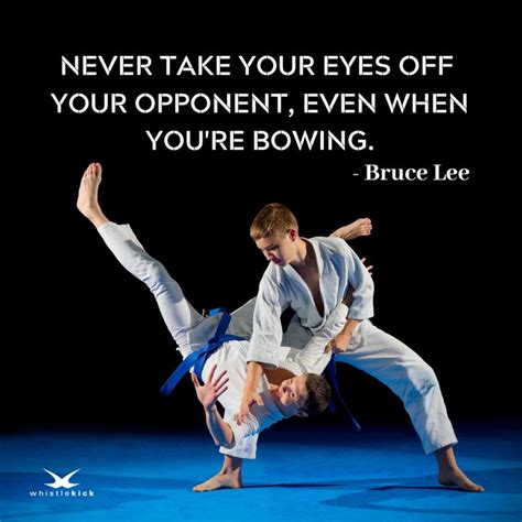 Never Take Your Eyes Off Your Opponent Even When You Re Bowing