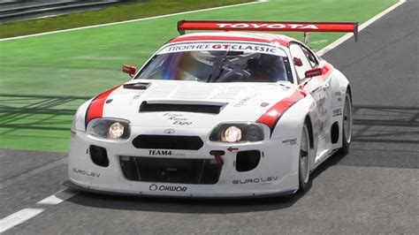 Toyota Supra Mk4 Bi Turbo Gt2 Racing At Monza Circuit Accelerations