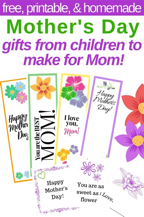 Gift ideas for mother's day and every day our mothers deserve the best! The Perfect Homemade Mother's Day Gift from Children for ...
