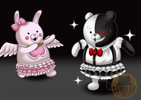 Usami And Monokuma By Theobromacacao On Deviantart