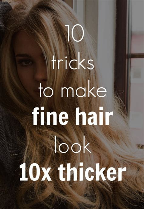 The What Can I Do To Make My Thin Hair Thicker For Long Hair The