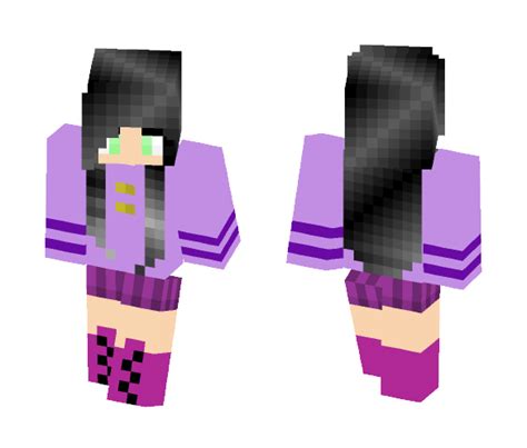 Download Black Haired Girl Minecraft Skin For Free