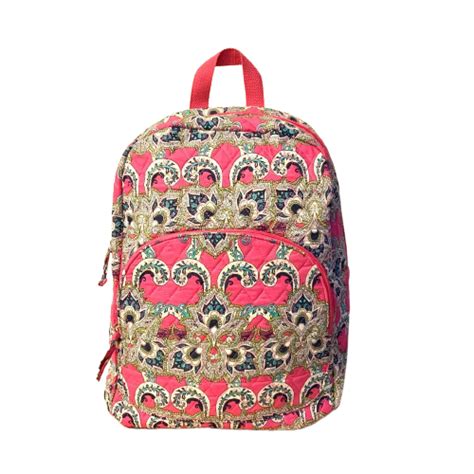 Quilted Fabric Backpack Fuchsia Multi Your Perfect Ts