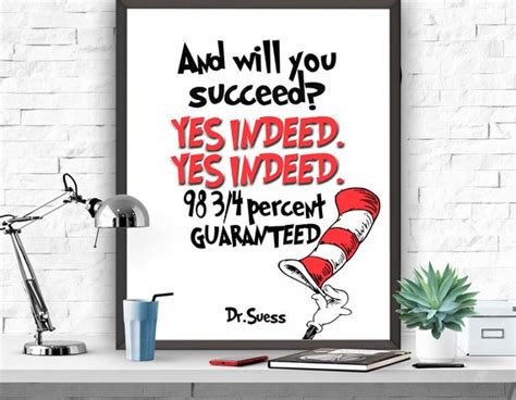 Dr Seuss Quote Printable And Will You Succeed By Atartdigital