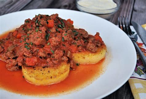 Easy Polenta With Slow Cooker Bolognese Sauce Recipe Parade