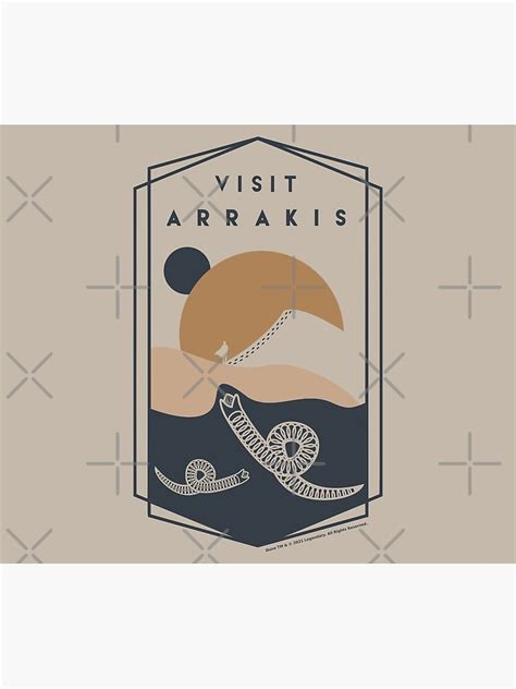 Visit Arrakis Dune 2021 Poster For Sale By Morverndesigns Redbubble