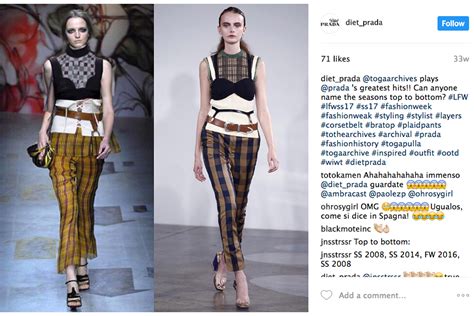 The Instagram Accounts Calling Out Fashions Copy Cats Sleek Magazine