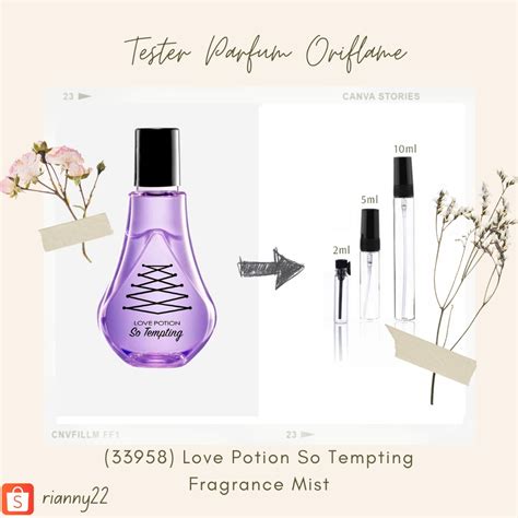 Jual Tester Parfume Love Potion So Tempting Fragrance Mist Shopee