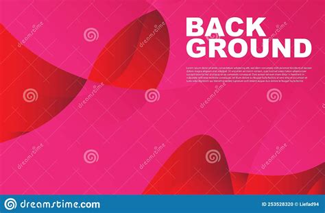 Abstract Colorful Liquid And Curvy Geometric Background For Banner